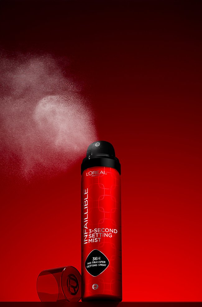 اسپری فیکس ۳۶ ساعته لورآل Infallible 3-Second Setting Mist 2 اسپری فیکس ۳۶ ساعته لورآل Infallible 3-Second Setting Mist - Image 2